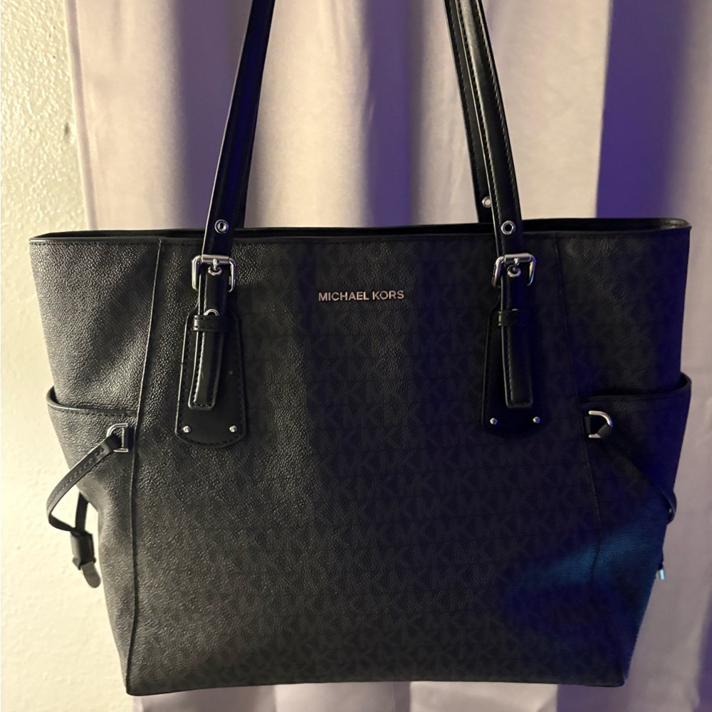 Michael Kors Dark Gray Signature Tote
